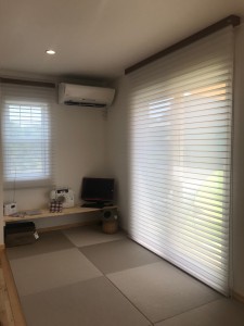 埼玉県上尾市　Ａ様邸　<br>調光ロールスクリーン