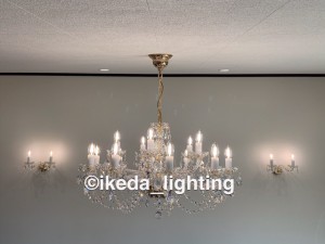 埼玉県某所　Ｙ様邸　<br>チェコ製シャンデリア、他
