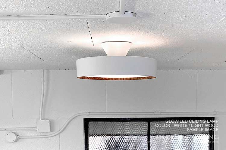 Glow LED-ceiling lamp