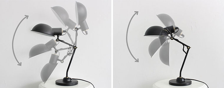 フェレオ デスクランプ（マットブラック）Ferreo desk lamp ｜ DI CLASSE ディクラッセ  LED照明、照明器具の通販ならイケダ照明 online store