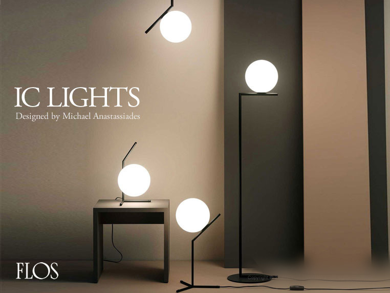 IC LIGHTS F2　IC ライツ F2（クローム）フロアランプ　｜　FLOS　フロス　- LED照明、照明器具の通販ならイケダ照明 online  store -