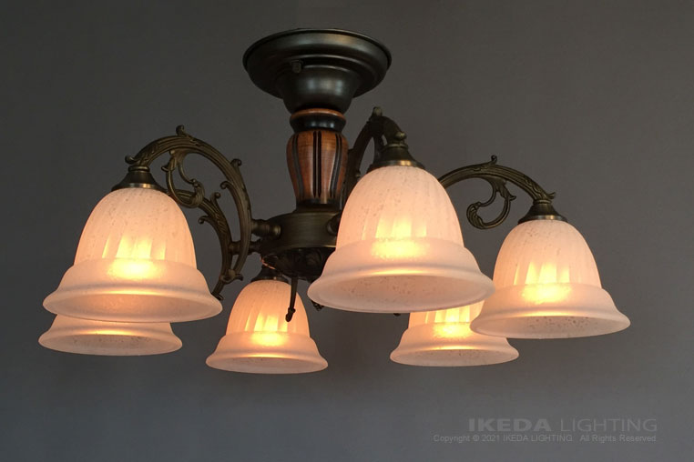 インポートシャンデリア 6灯 - LED照明、照明器具の通販ならイケダ照明 